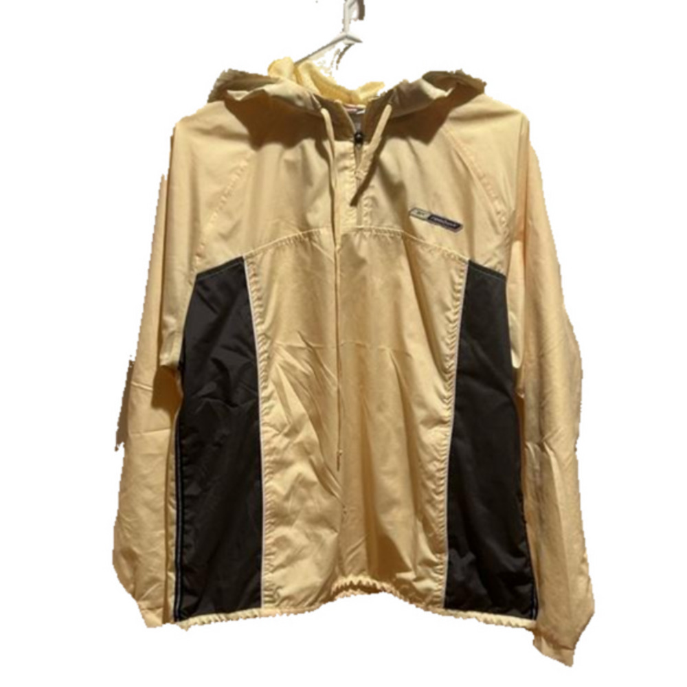 Vintage Reebok Light Yellow Sports Training Jacket Medium